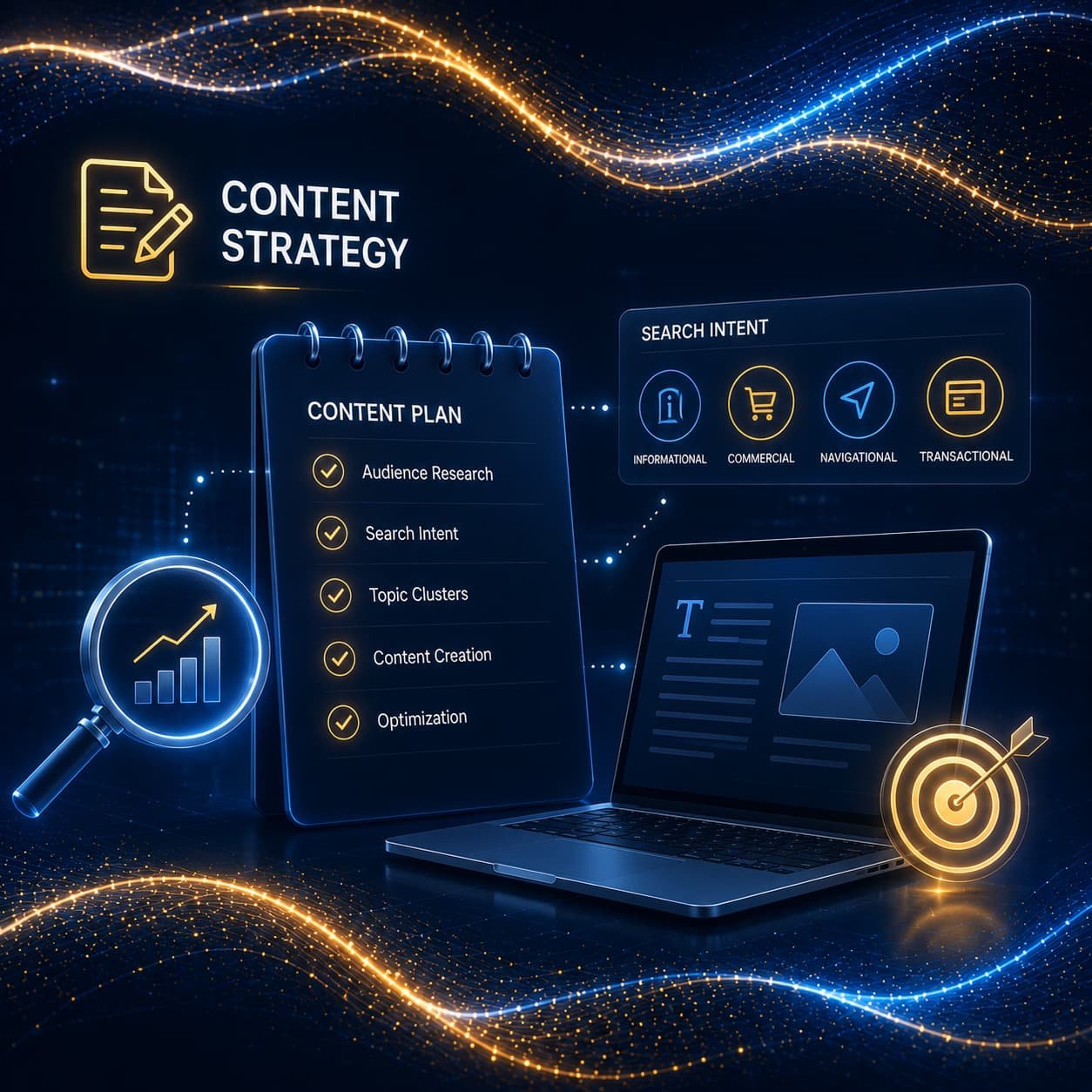 Content Strategy Lift SEO Services plans and writes content around real search intent, not just keyword volume, so it actually drives qualified traffic.