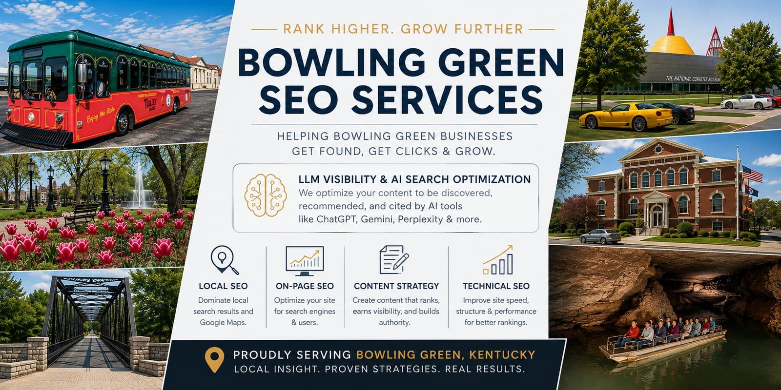bowling green ky seo services from lift seo services medical seo home services seo local seo llm visibility technical seo